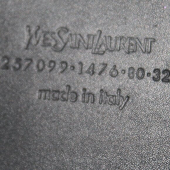 Auth $675 YSL Yves Saint Laurent Never Worn Made In Italy Belt M main image 5